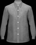 Men's Barong Gray Viscose 100786 Gray Men's Barong Gray Viscose 100786 Gray